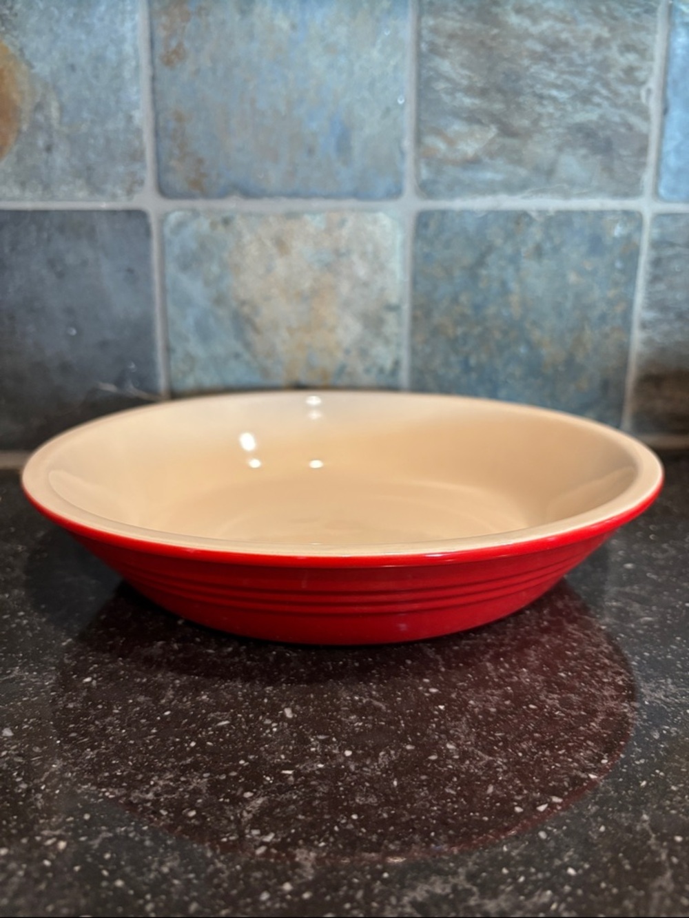 Le Creuset Red Pie Baking Dish